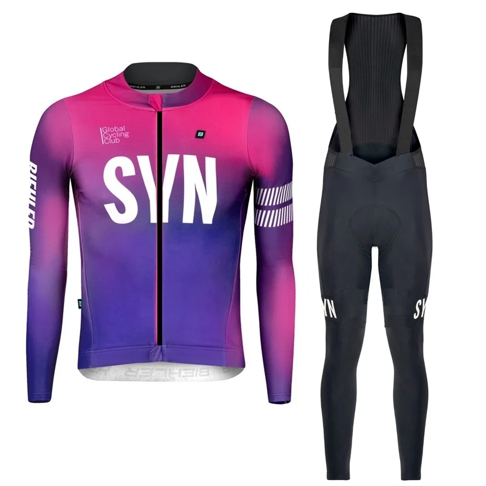 Race Bib - SYN-Colorful Long Sleeve Men's Cycling Apparel