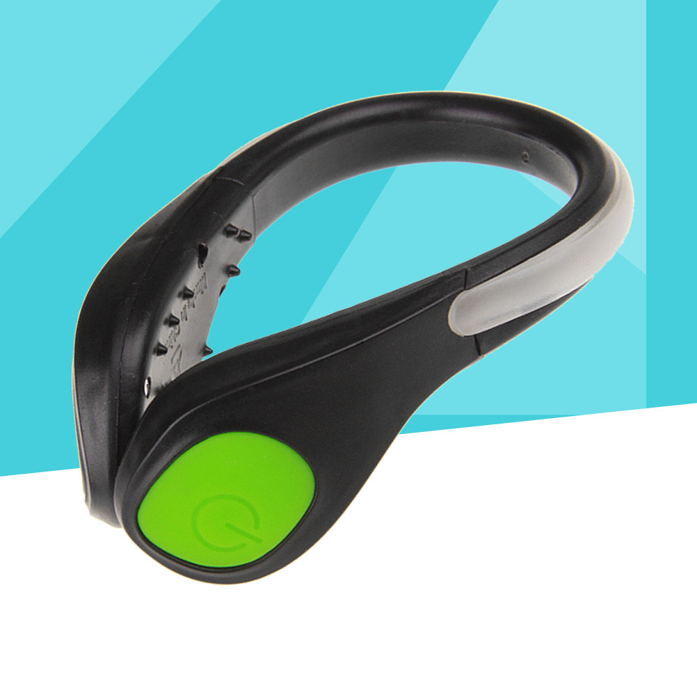 1Pcs LED Shoe Clip Green Light - Running Visibility Gear 评论和价格