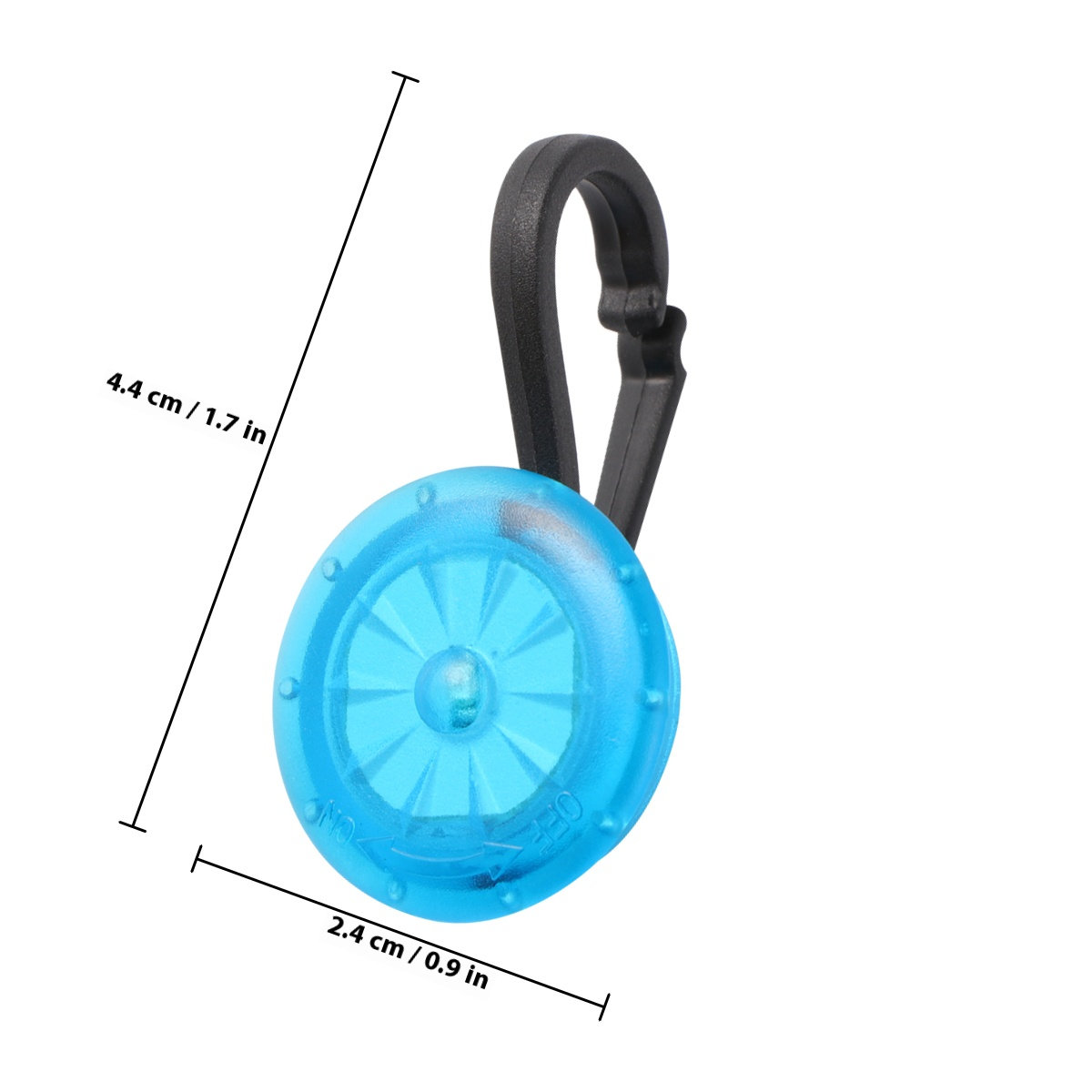 2Pcs Mini LED Safety Light Wat - Running Visibility Gear 评论和价格