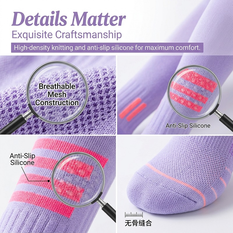 1/6 Pairs Women's Summer Fitne - Sports Socks 评论和价格