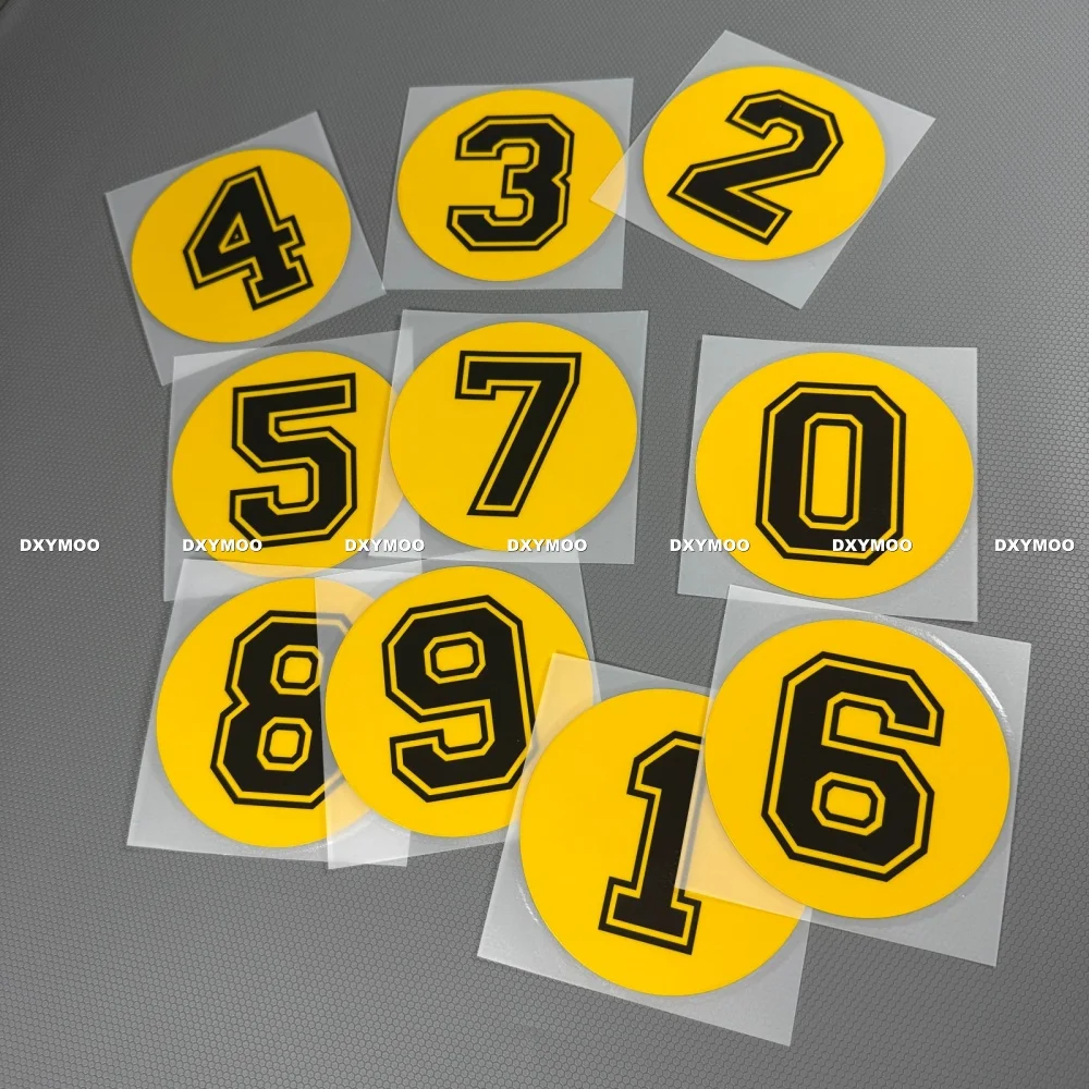Yellow Racing Number 0-9 Water - Race Bib 评论和价格