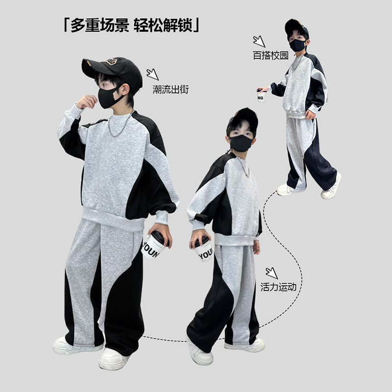 Teenager Boys Suit Autumn Spor - Running Gear Kids 评论和价格