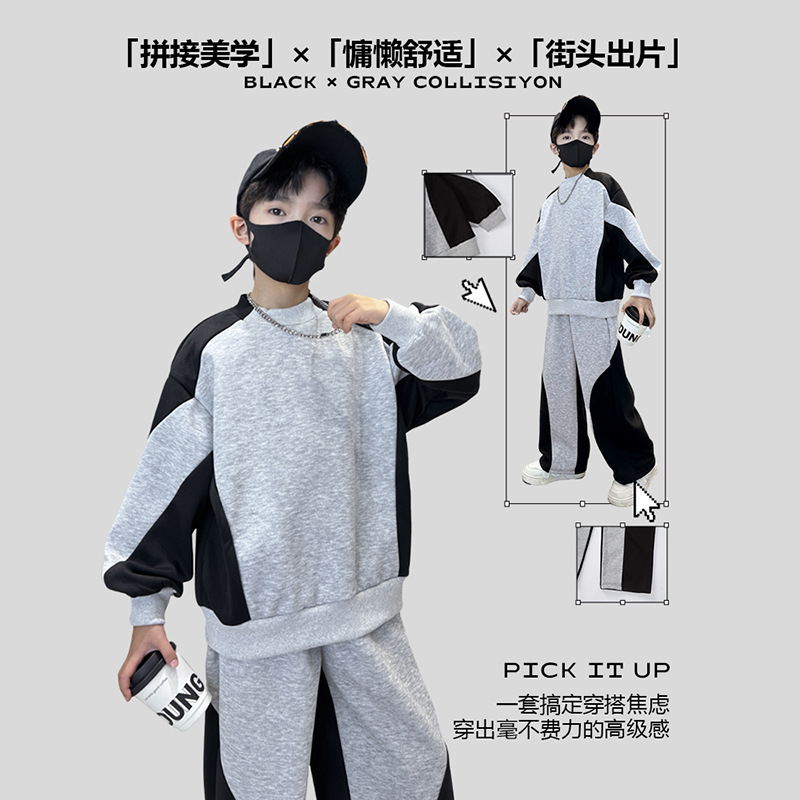 Teenager Boys Suit Autumn Spor - Running Gear Kids 评论和价格