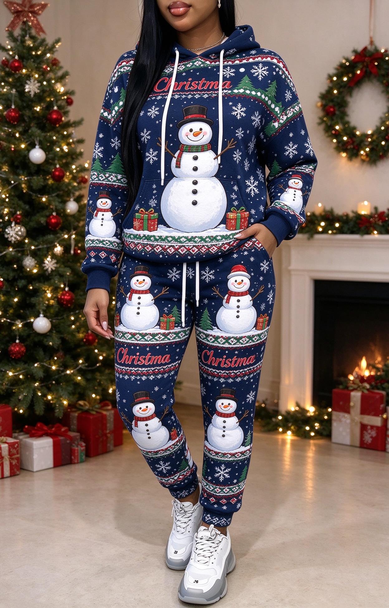 Women Christmas Santa Reindeer - Joggers Pants 评论和价格