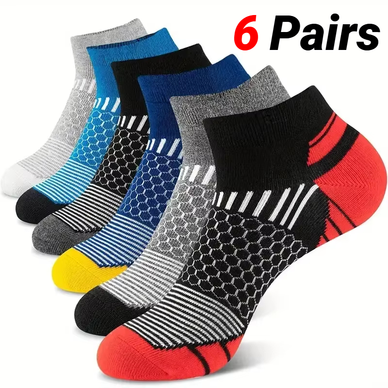 6 Pairs Men'S Short Sports Soc - Sports Socks 评论和价格
