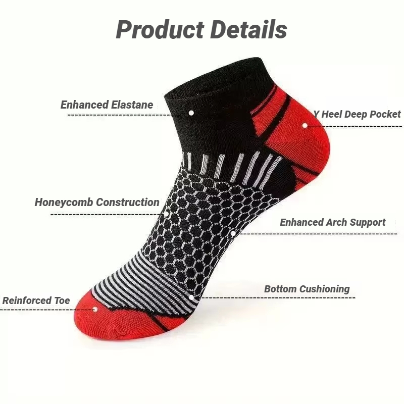 6 Pairs Men'S Short Sports Soc - Sports Socks 评论和价格