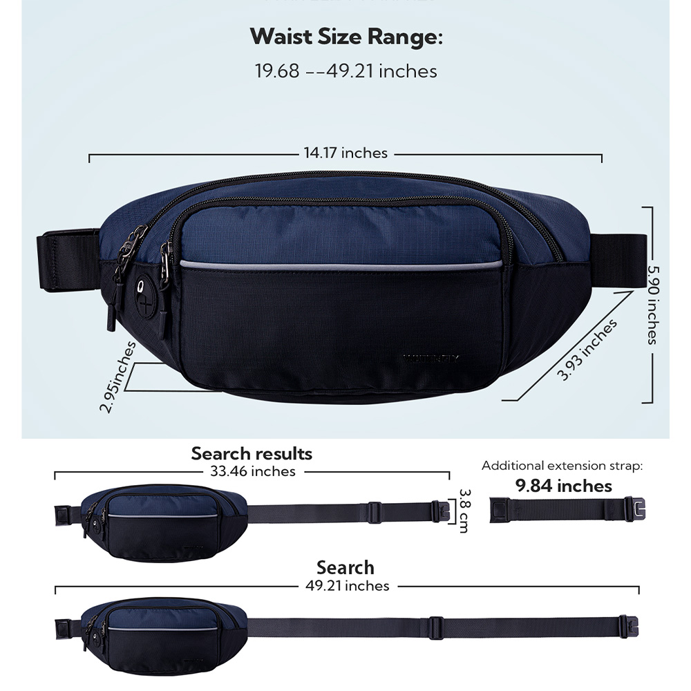 WATERFLY Fanny Pack Waist Bag  - Running Belt 评论和价格