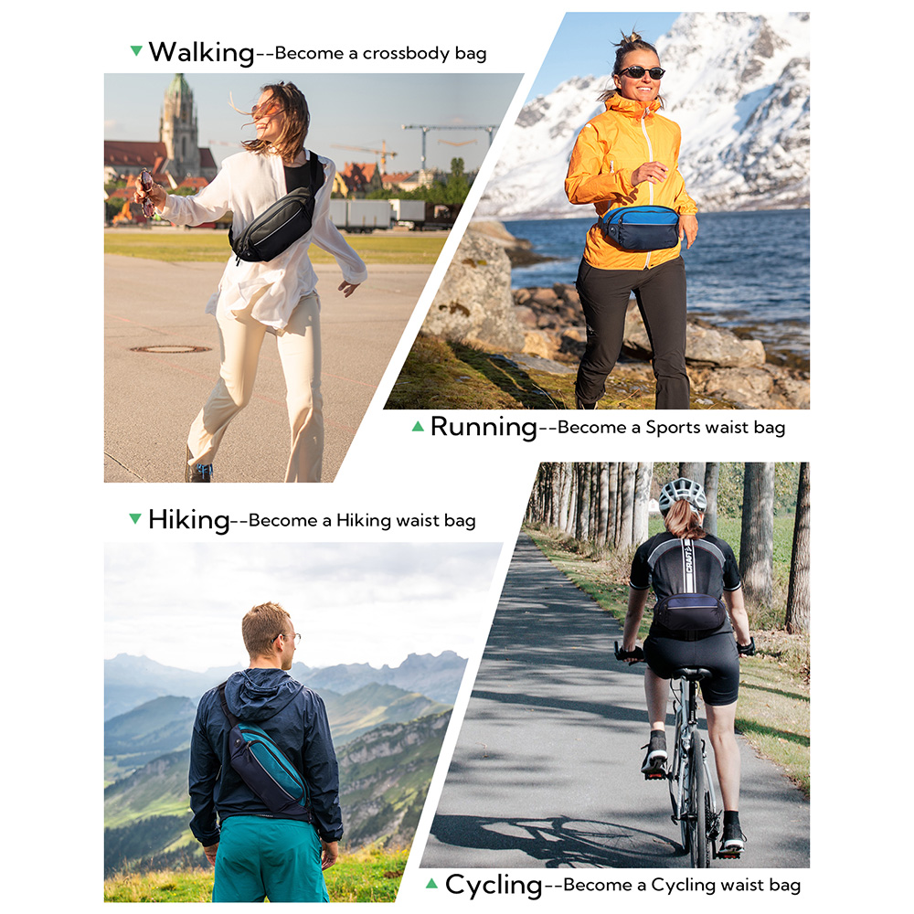 WATERFLY Fanny Pack Waist Bag  - Running Belt 评论和价格