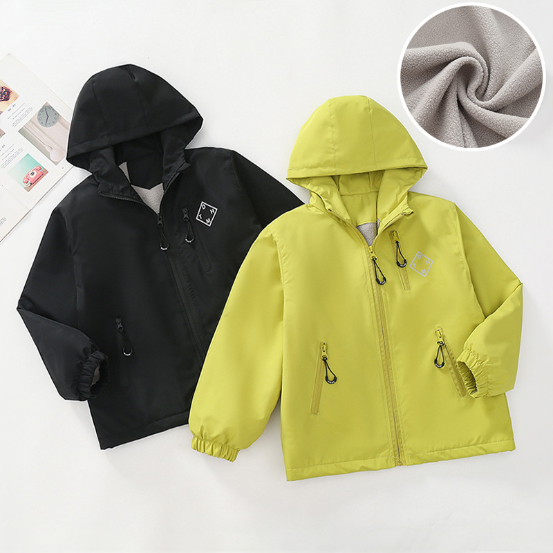 Autumn Winter Boys Jacket Thic - Running Gear Kids 评论和价格