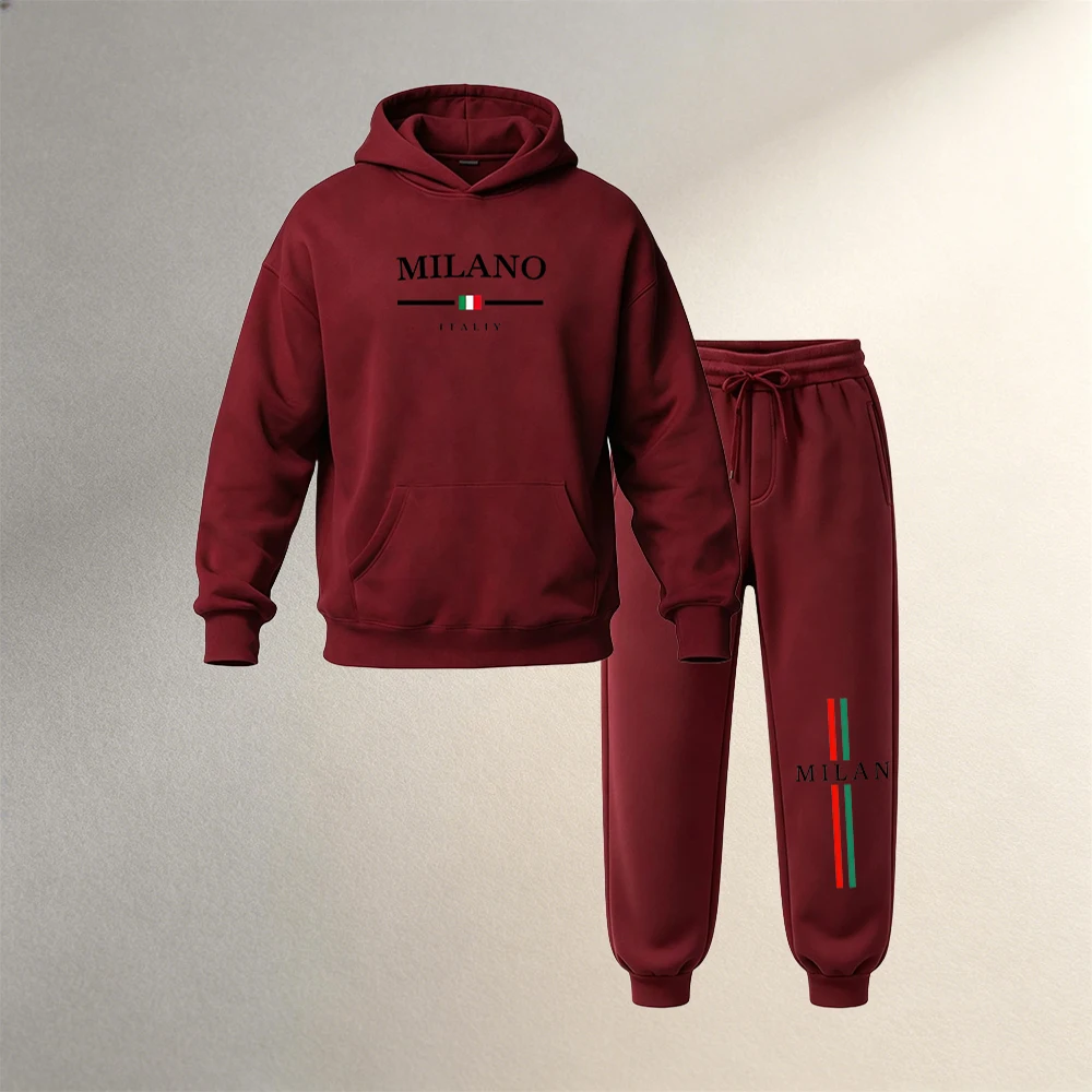 Men's Clothing Hoodies Sets 2P - Joggers Pants 评论和价格